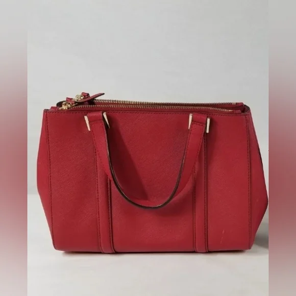Kate Spade Red Handbag. - Picture 2 of 5
